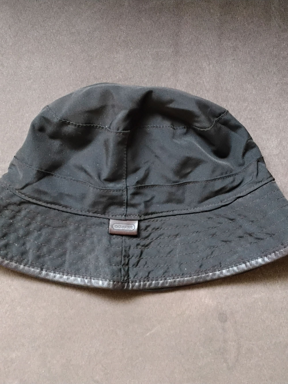 Coach Men’s Black Bucket Hat